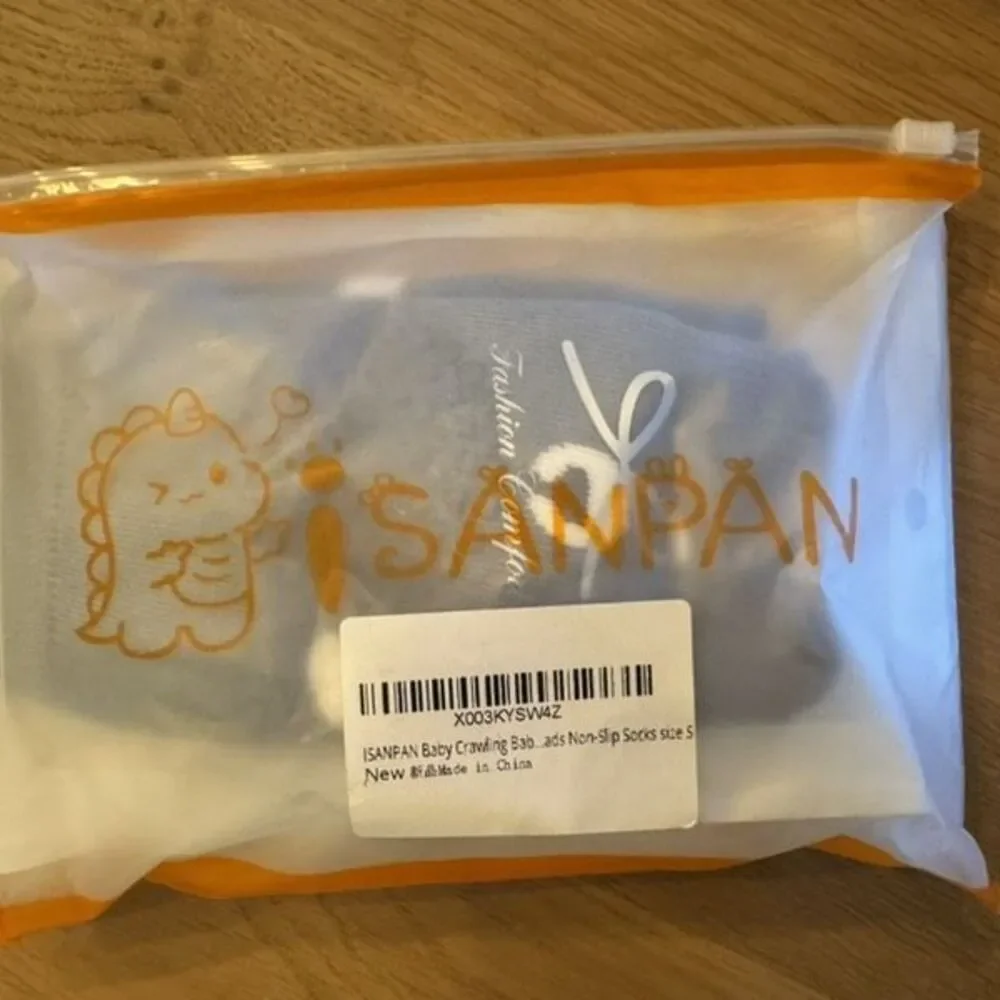 ISANPAN Unisex Baby Crawling Anti-Slip Knee Pads and Socks,Save Baby Knee and An